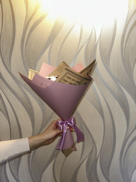 Buchet trandafiri si ursulet