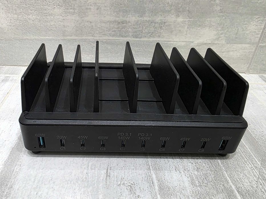 Ueetop 600W USB Fast Charge 10-Port GaN Charging Station Laptop Tablet