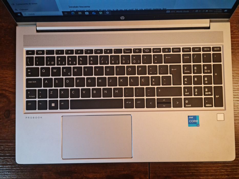 HP Probook I5 11g 2.4Ghz 16GB RAM 500GB SSD Iris xe  stare EXCELENTA