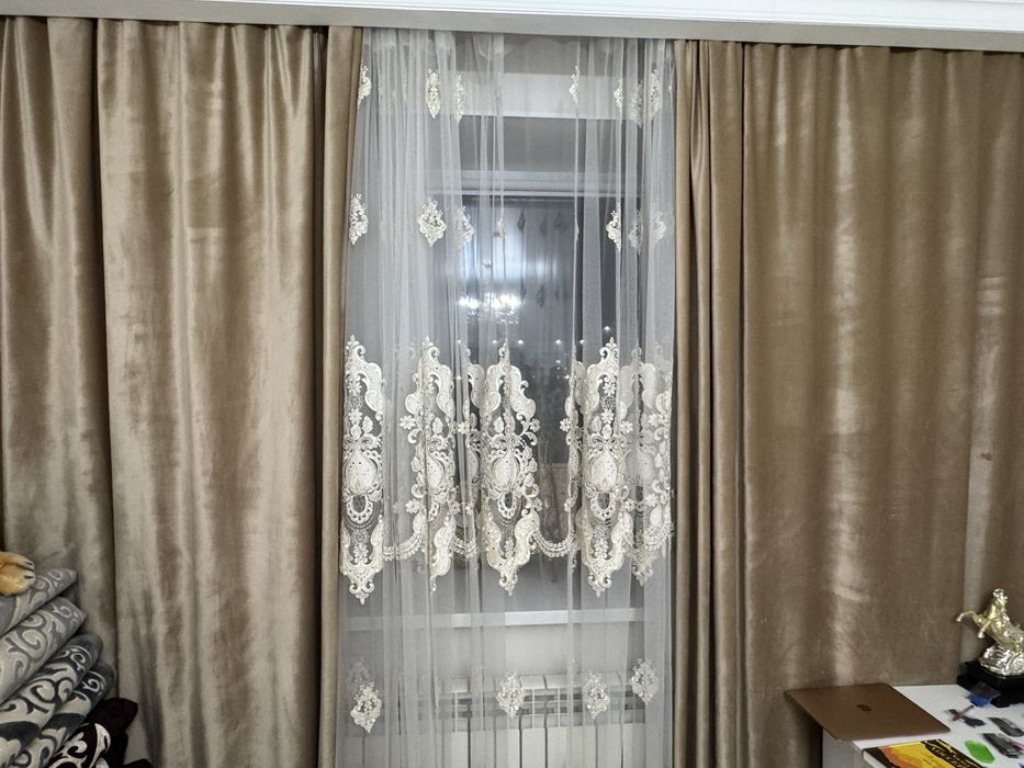 Комплект штор+тюль
