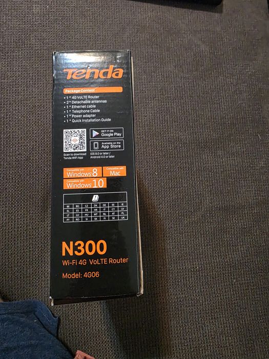 Tenda N300 wi-fi 4GVolte router