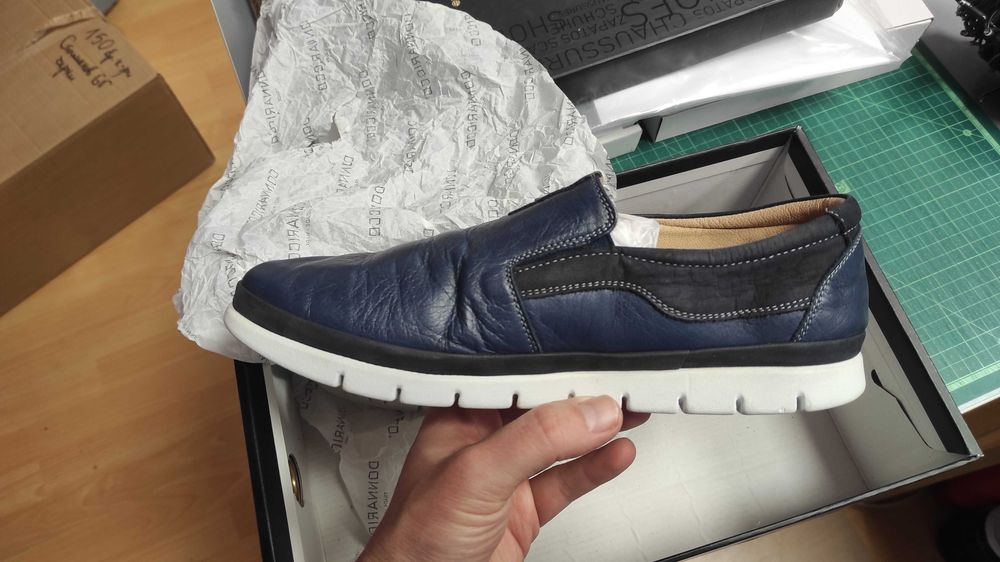 Кожени обувки, нови - елегантни обувки от естествена кожа