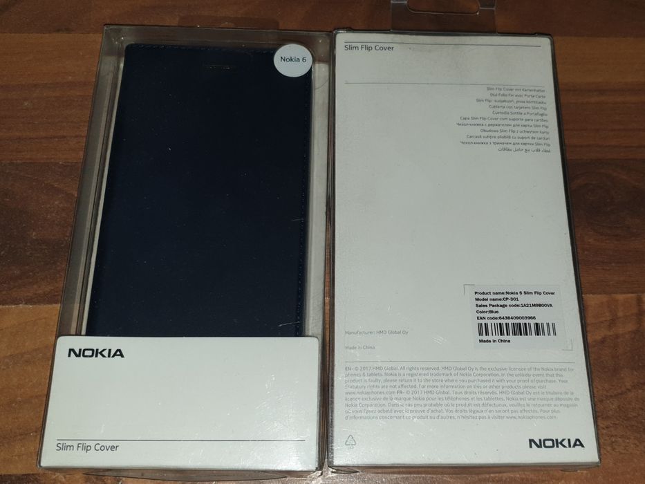 Husa flip originala Nokia 6 Slim Flip Cover