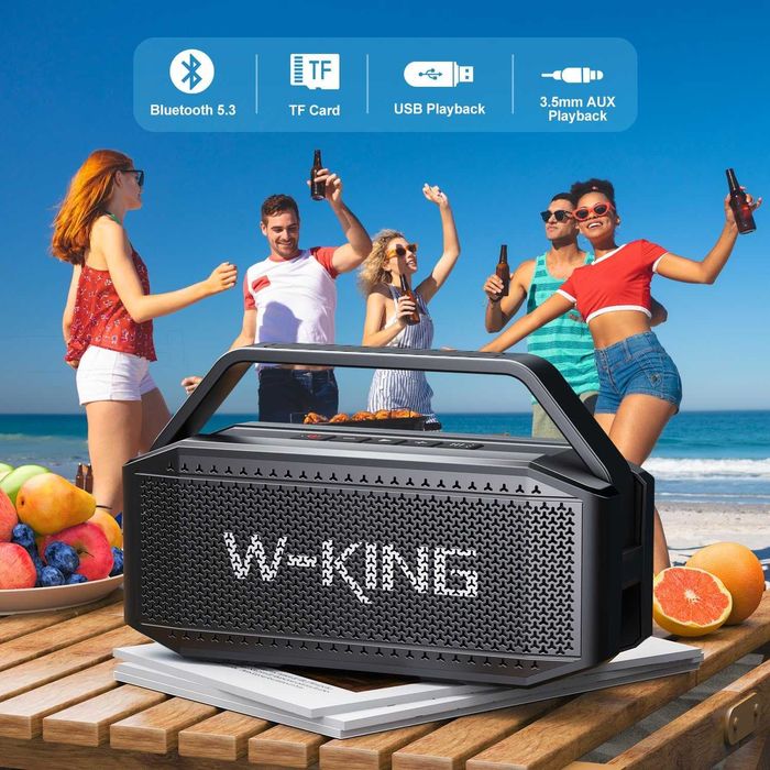 W-King D9-1 80W безжична Bluetooth тонколона
