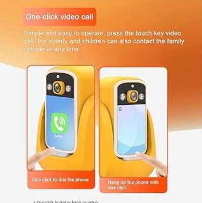 Камера жълта с екран WI-FI