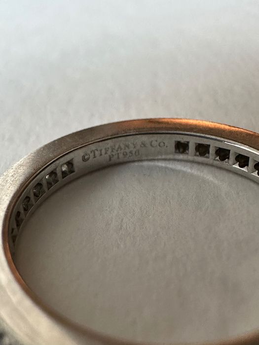 Оригинален пръстен Tiffany & Co. с диаманти | Pt950 | Елегантен и вечен дизайн