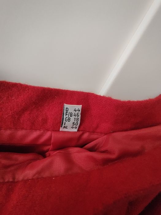 Compleu dama 2 piese, roșu, mărimea 44 (sacou și fusta)