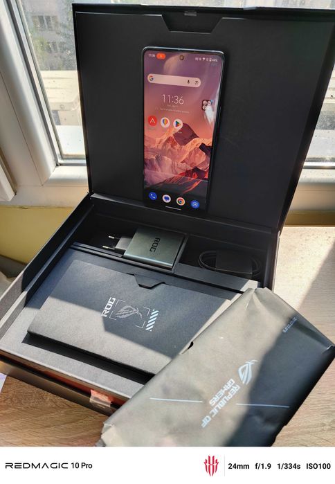 ASUS ROG Phone 9 Pro, Dual SIM, 512GB, 16GB RAM, 5G, Black