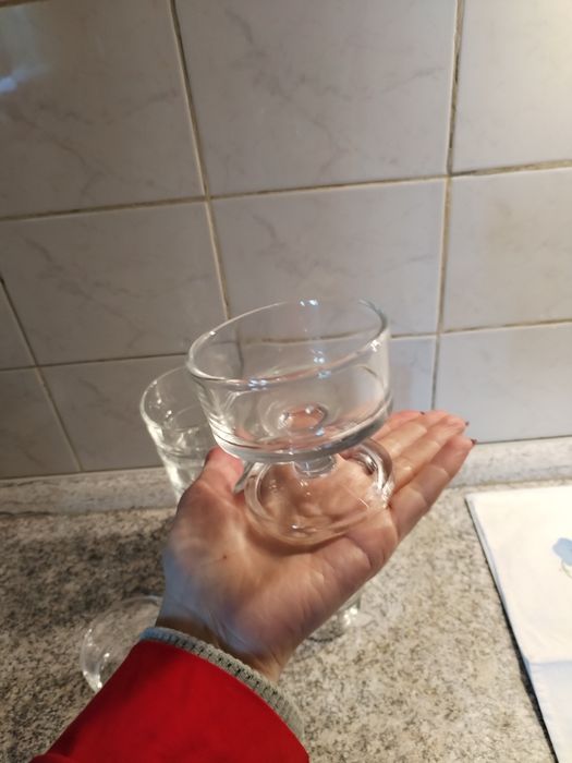 Набор розеток стеклянные