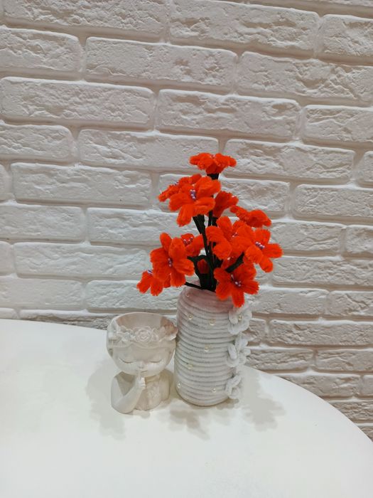 Цветы из синельной проволоки