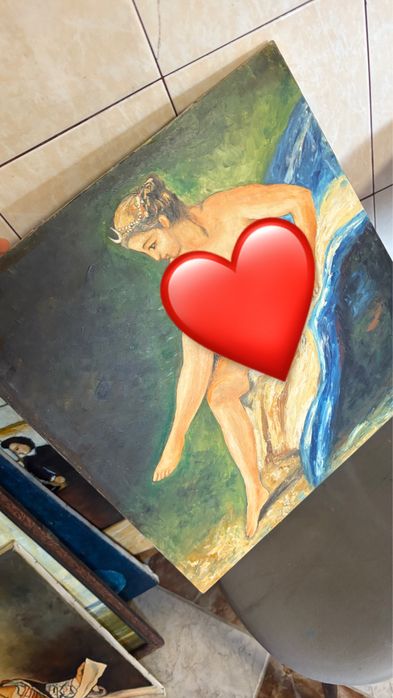 Vand tablouri picturi speciale pictate in ulei detalii in privat