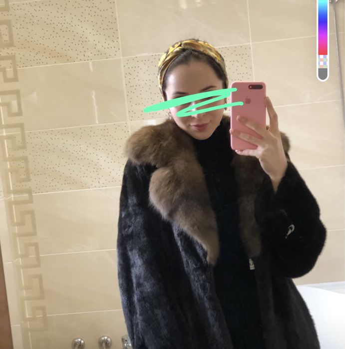 Норковая шуба BlackGlama