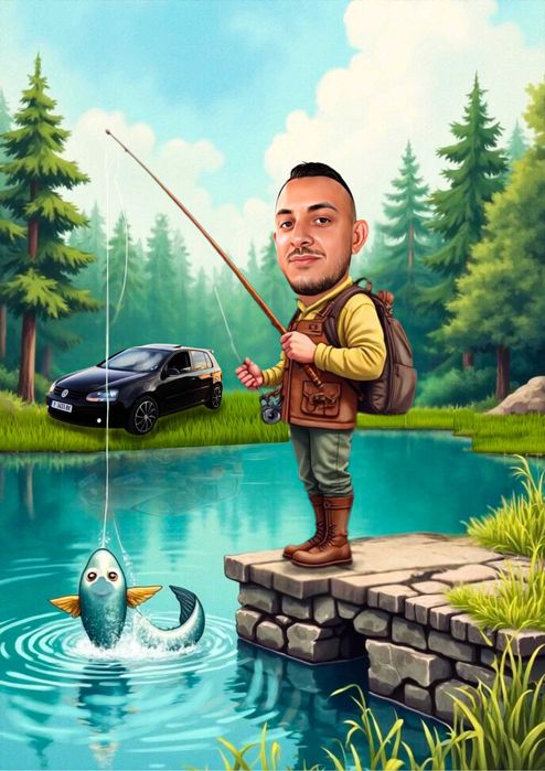 Карикатура за 24 часа , Забавна анимация - Шарж - БЪРЗА ИЗРАБОТКА