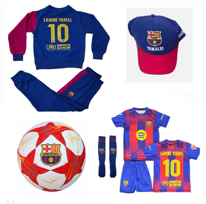 Детска Екипировка Cristaino Ronaldo 25/26 от 4 до 16г Реал Мадрид Син