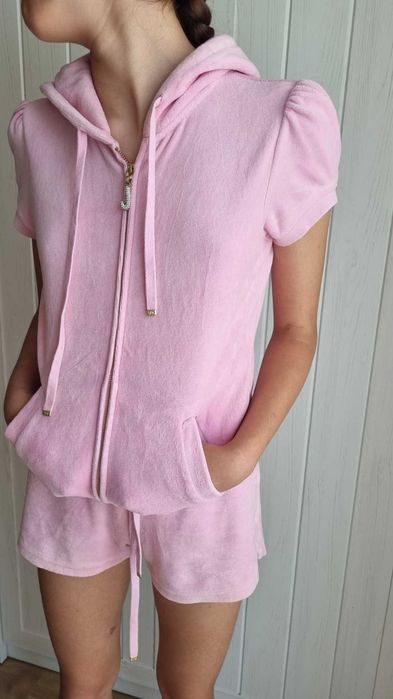Розов плюшен сет Juicy Couture, S