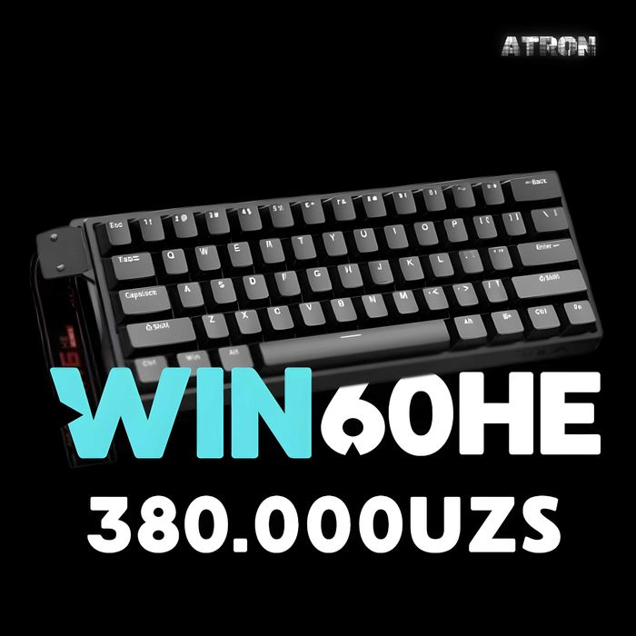Магнитная Клавиатура AULA WIN60 HE Full Black