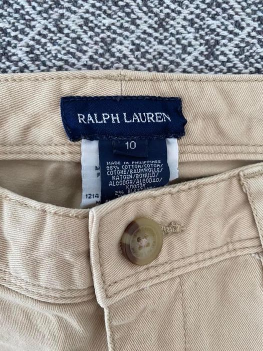 Детски бежов панталон Ralph Lauren. Дължина 65 см, ханш 33 см