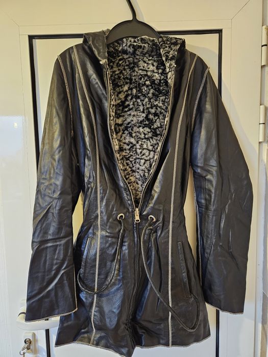 Пролетно яке от естествена кожа