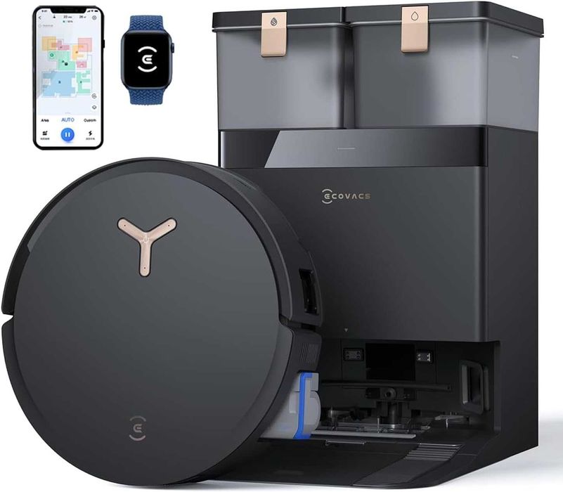 Прахосмукачка робот ECOVACS DEEBOT X8 PRO Omni, 18000Pa Картографиране
