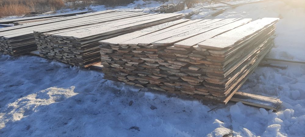 Продам необрезную доску