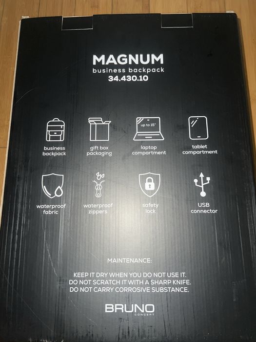 Magnum Business Backpack Bruno ; nou
