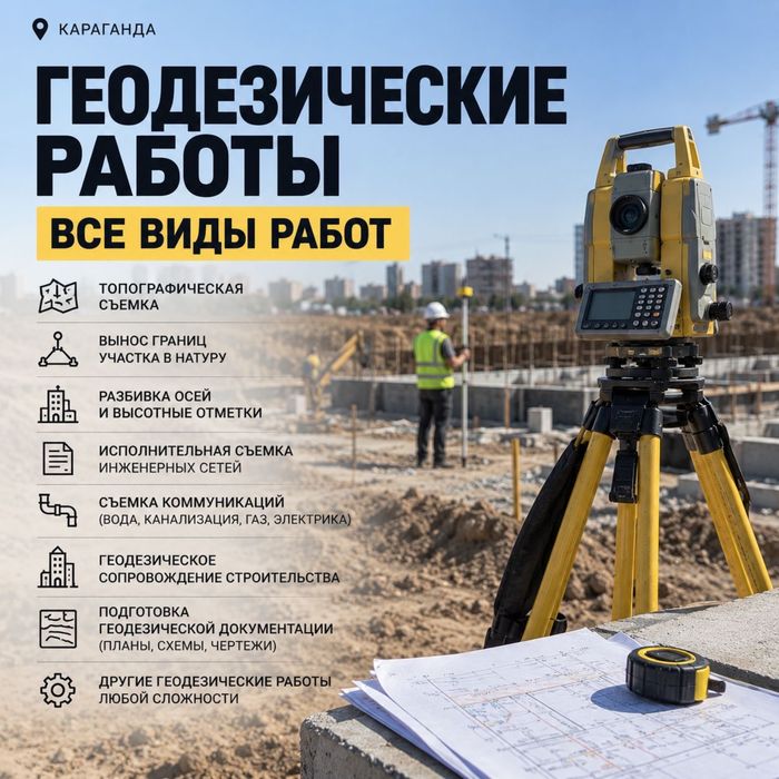 Геодезист срочно