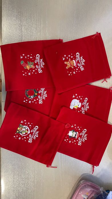 Подарочные новогодние мешочки