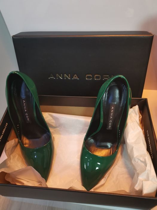 Pantofi Eleganți Dama Lac Verde Ana Cori