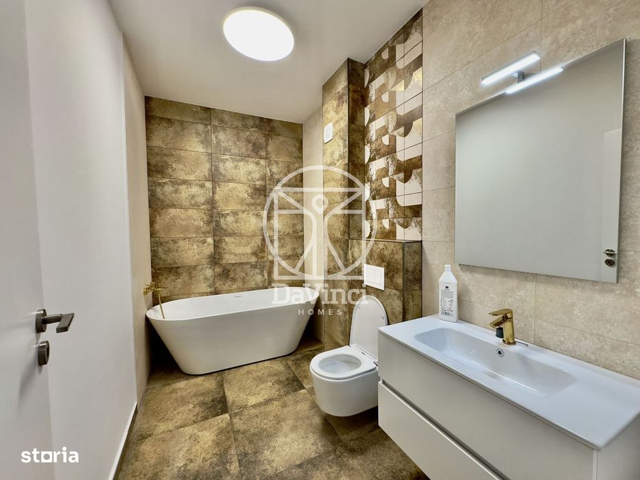 Penthouse 3 camere - la cheie, intabulat, bucatarie mobilata inclusa