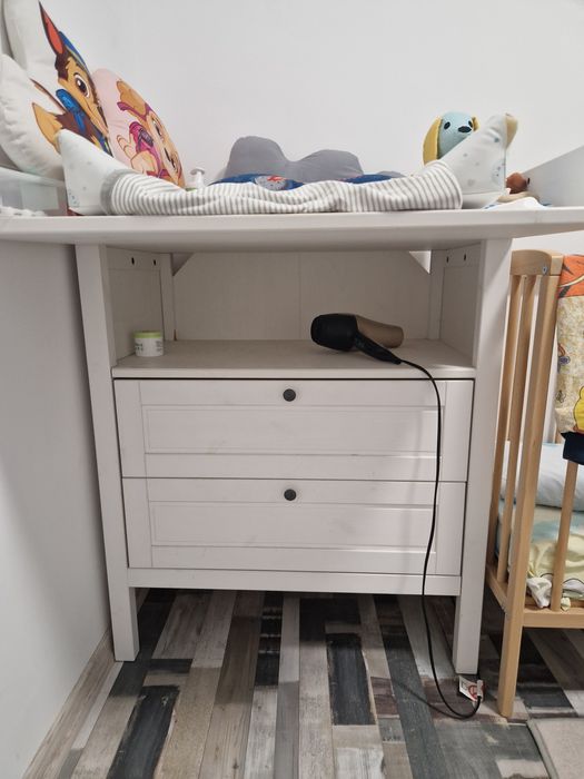 Мебели за детска стая - Кошара, гардероб, повивалник, скрин