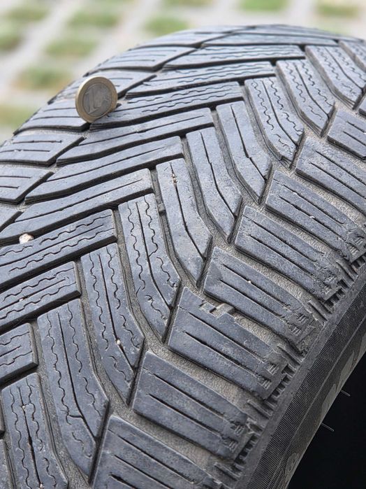 2 бр. Michelin Alpin 6 225/55 R16 99H XL – DOT 2018 – Италия – ~6 мм