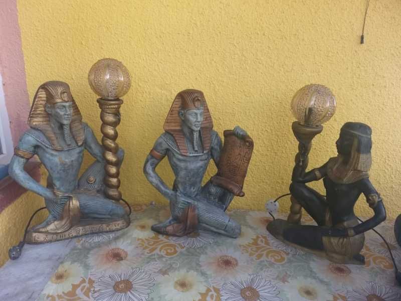 Veioza faraon cu bura din sticla