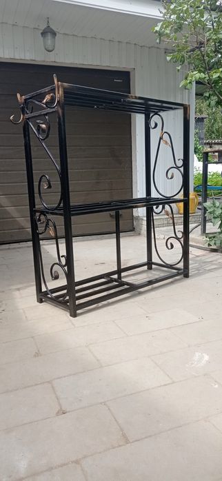 Дровница кованая металлическая