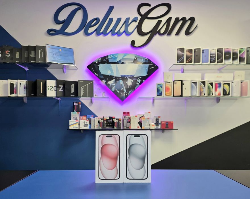 Iphone 15 / Pink/Black / sigilat / DeluxGSM