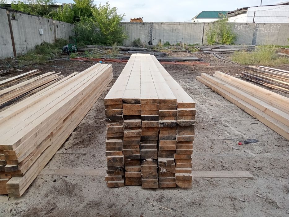 Пиломатериал Сосна 6метровая Обрезной скидки на объем, необрезной,