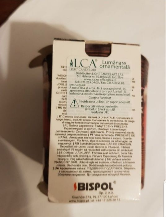 Lumânare parfumată Crăciun