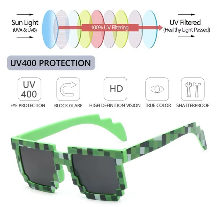 Детски очила на Майнкрафт