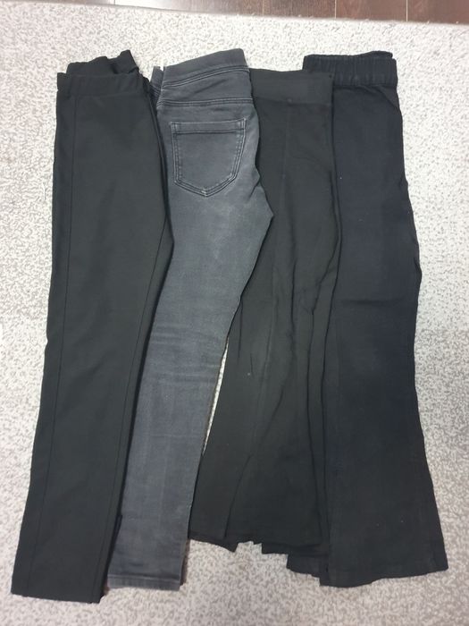 Lot pantaloni negrii pentru scoala masura 140