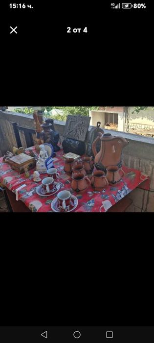 Керамични фигури кани чашки