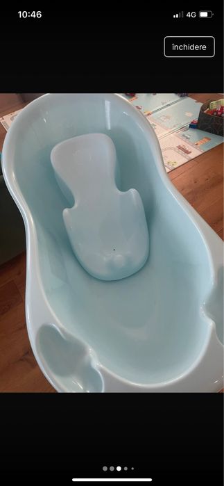 Cadita/vanita bebe cu suport