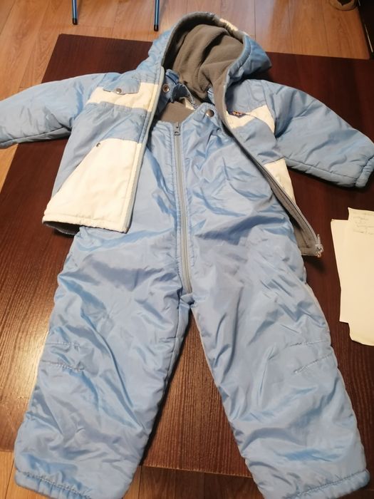 Лот зимни дрехи-космонавти, гащеризони, якета 80-86