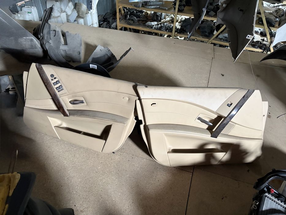 Кожаный салон bmw e60