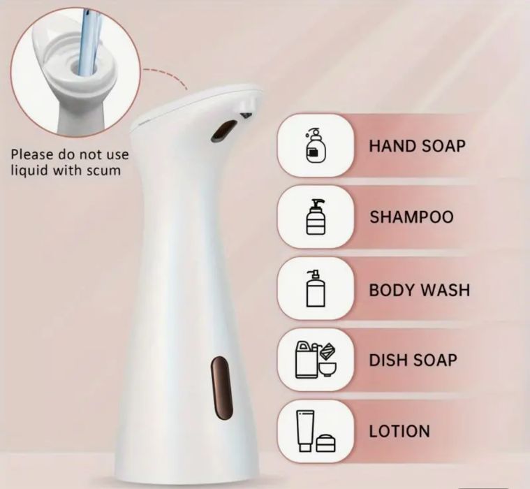 Диспенсър за сапун, шампоан, душгел