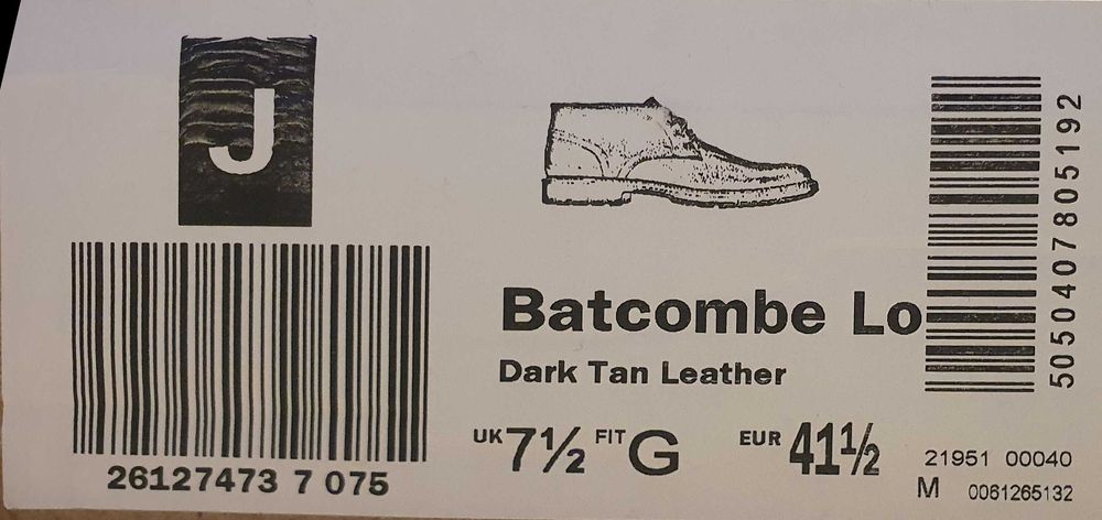 Мъжки Обувки Кларкс Clarks 41,5  UK7,5