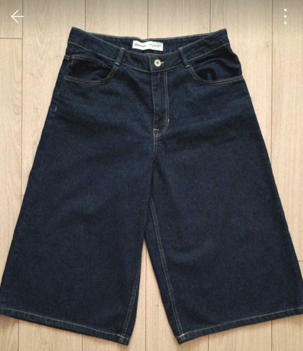 Bershka Baggy Denim Jorts – mărimea EUR 38 (M)