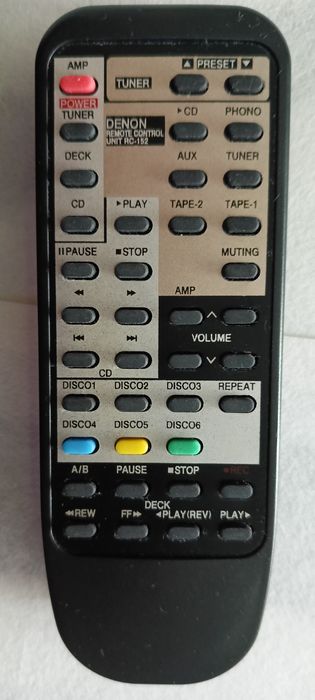 Telecomandă Denon RC 152-PMA 880R/980R Denon RC 207-DCD 1290/DCD 620