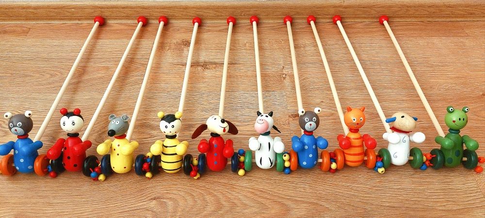 Дървена буталка различни видове