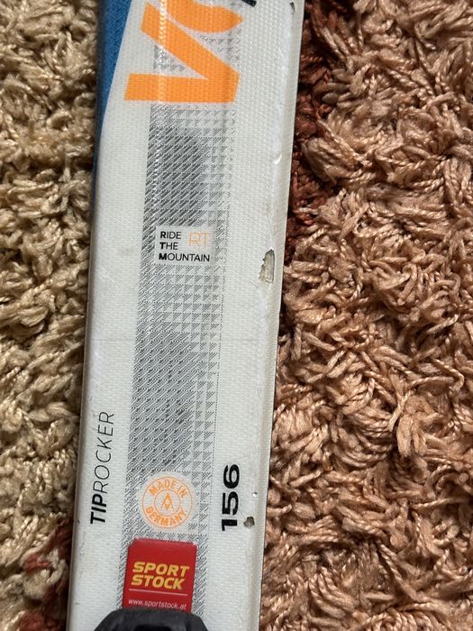 Schiuri VOLKL RTM 7.4, woodcore, TIP rocker + Marker FDT 10