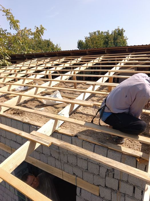 Stoyka - g'ish terish, suvoq, krisha yopish, malyarka, styashka,