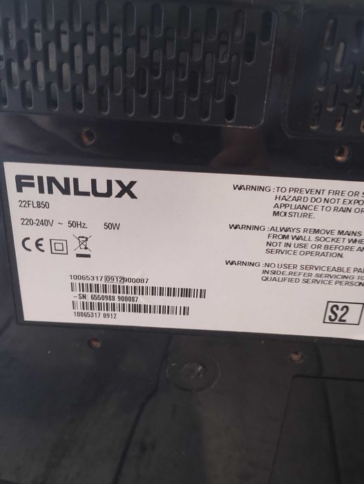 Finlux телевизор 22 инча.Перфектен.Скарт